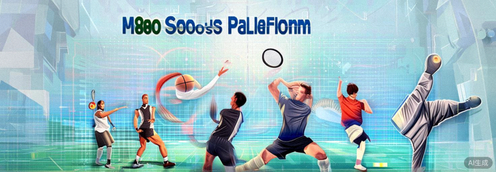 Ilustrasi berbagai cabang olahraga yang tersedia di platform M88 Sports